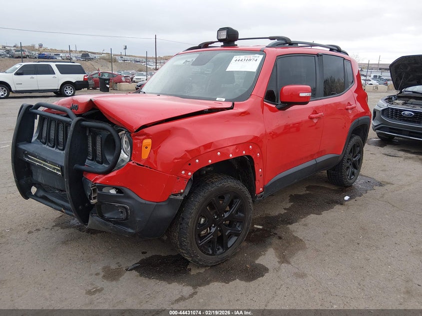 2017 Jeep Renegade VIN ZACCJBBB4HPG58818 IAAI salvage auction — FRONT END, Salvage (New Mexico), sold $1,225 on 2026-07-29 (photo 2)