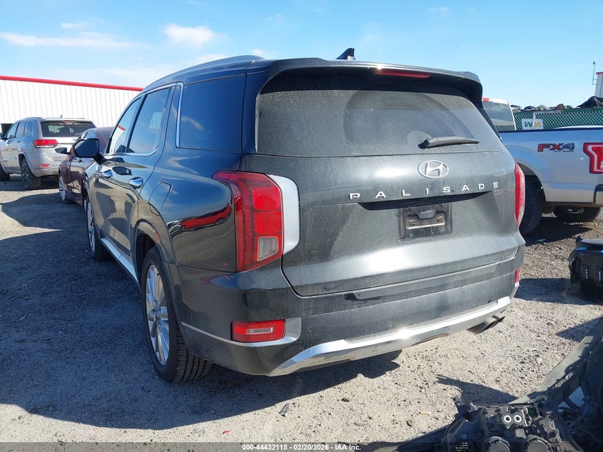 2020 Hyundai Palisade VIN KM8R5DHE2LU108046 IAAI salvage auction — FRONT END, Clear (Oklahoma), sold $5,300 on 2026-07-28 (photo 3)
