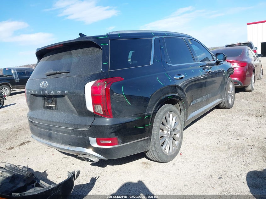 2020 Hyundai Palisade VIN KM8R5DHE2LU108046 IAAI salvage auction — FRONT END, Clear (Oklahoma), sold $5,300 on 2026-07-28 (photo 4)