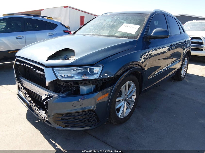 2018 Audi Q3 VIN WA1BCCFS9JR013041 IAAI salvage auction — FRONT END, Salvage (Florida), sold $4,350 on 2026-07-07 (photo 2)