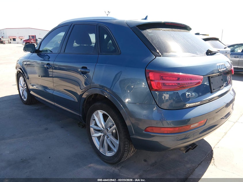 2018 Audi Q3 VIN WA1BCCFS9JR013041 IAAI salvage auction — FRONT END, Salvage (Florida), sold $4,350 on 2026-07-07 (photo 3)