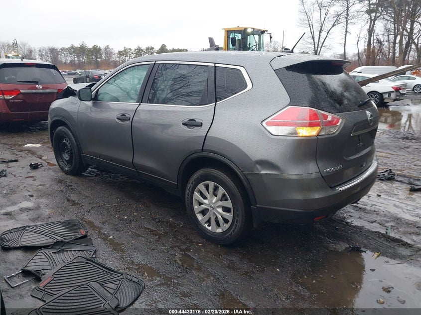 2016 Nissan Rogue VIN KNMAT2MV7GP650488 IAAI salvage auction — FRONT END, Salvage Title, sold $600 on 2026-07-14 (photo 3)