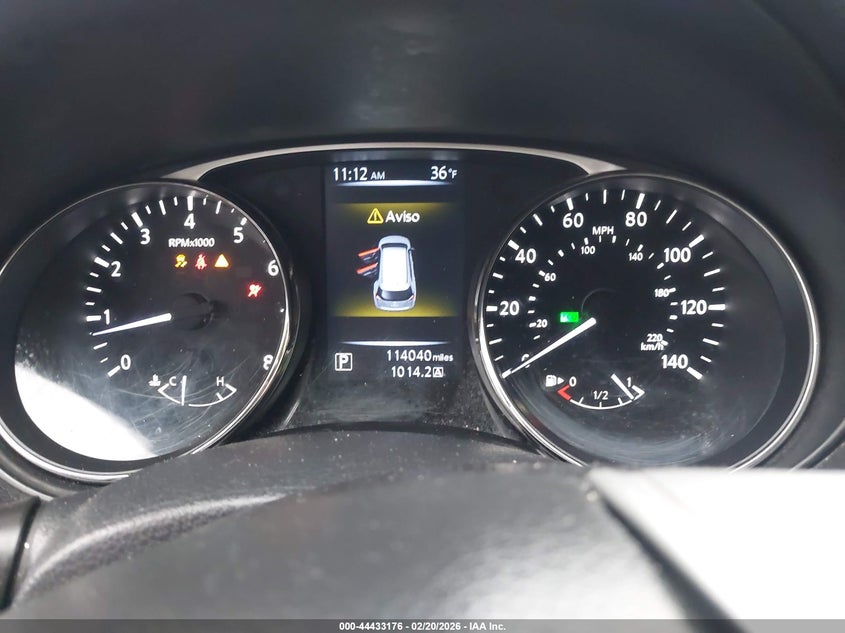2016 Nissan Rogue VIN KNMAT2MV7GP650488 IAAI salvage auction — FRONT END, Salvage Title, sold $600 on 2026-07-14 (photo 7)