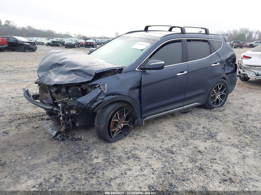 2017 Hyundai Santa fe VIN 5XYZW4LA7HG492968 IAAI salvage auction — FRONT END, Salvage Title, sold $725 on 2026-07-13 (photo 2)