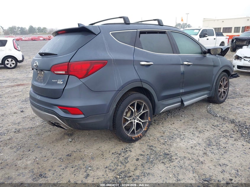 2017 Hyundai Santa fe VIN 5XYZW4LA7HG492968 IAAI salvage auction — FRONT END, Salvage Title, sold $725 on 2026-07-13 (photo 4)