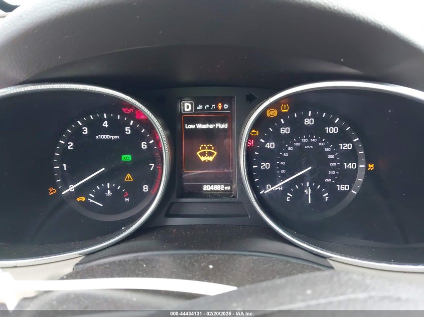 2017 Hyundai Santa fe VIN 5XYZW4LA7HG492968 IAAI salvage auction — FRONT END, Salvage Title, sold $725 on 2026-07-13 (photo 7)