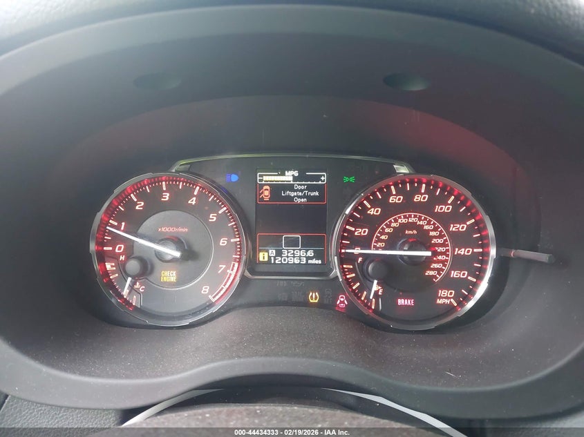 2015 Subaru Wrx VIN JF1VA1A61F9835515 IAAI salvage auction — LEFT REAR, Salvage Title, sold $2,050 on 2026-07-22 (photo 7)