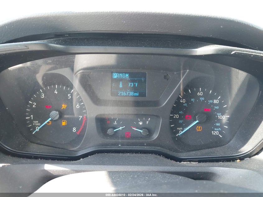 2017 Ford Transit VIN 1FTYR1YM7HKB10825 IAAI salvage auction — FRONT END, Salvage (Texas), sold $1,625 on 2026-08-31 (photo 7)