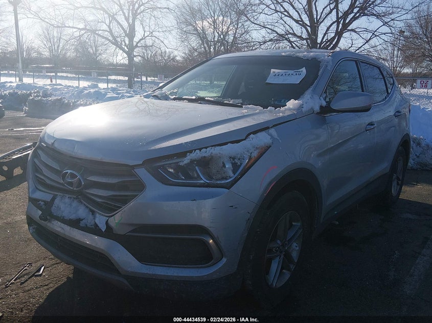 2018 Hyundai Santa fe VIN 5XYZT3LB5JG532269 IAAI salvage auction — FRONT END, Salvage (New Jersey), sold $2,350 on 2026-07-31 (photo 2)