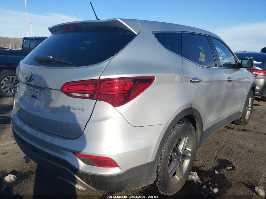 2018 Hyundai Santa fe VIN 5XYZT3LB5JG532269 IAAI salvage auction — FRONT END, Salvage (New Jersey), sold $2,350 on 2026-07-31 (photo 4)