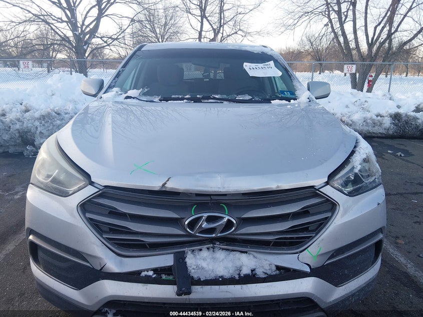 2018 Hyundai Santa fe VIN 5XYZT3LB5JG532269 IAAI salvage auction — FRONT END, Salvage (New Jersey), sold $2,350 on 2026-07-31 (photo 6)