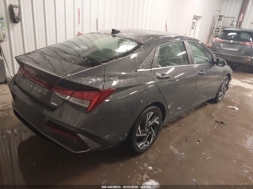 2024 Hyundai Elantra VIN KMHLN4DJ9RU101001 IAAI salvage auction — LEFT SIDE, Salvage Title, sold $10,300 on 2026-07-14 (photo 4)