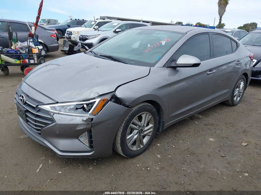 2020 Hyundai Elantra VIN KMHD84LF8LU072039 IAAI salvage auction — LEFT FRONT, Salvage (California), sold $3,350 on 2026-07-29 (photo 2)