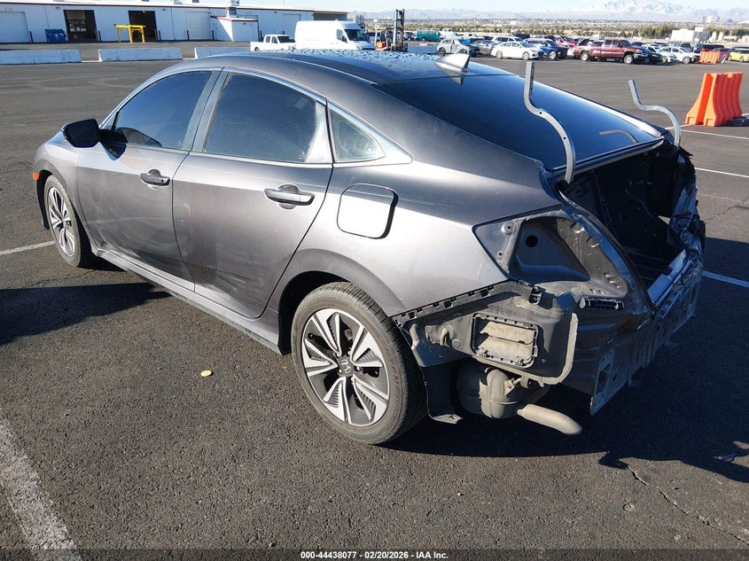 2018 Honda Civic VIN JHMFC1F74JX007147 IAAI salvage auction — REAR END, Salvage Title, sold $4,250 on 2026-07-10 (photo 3)