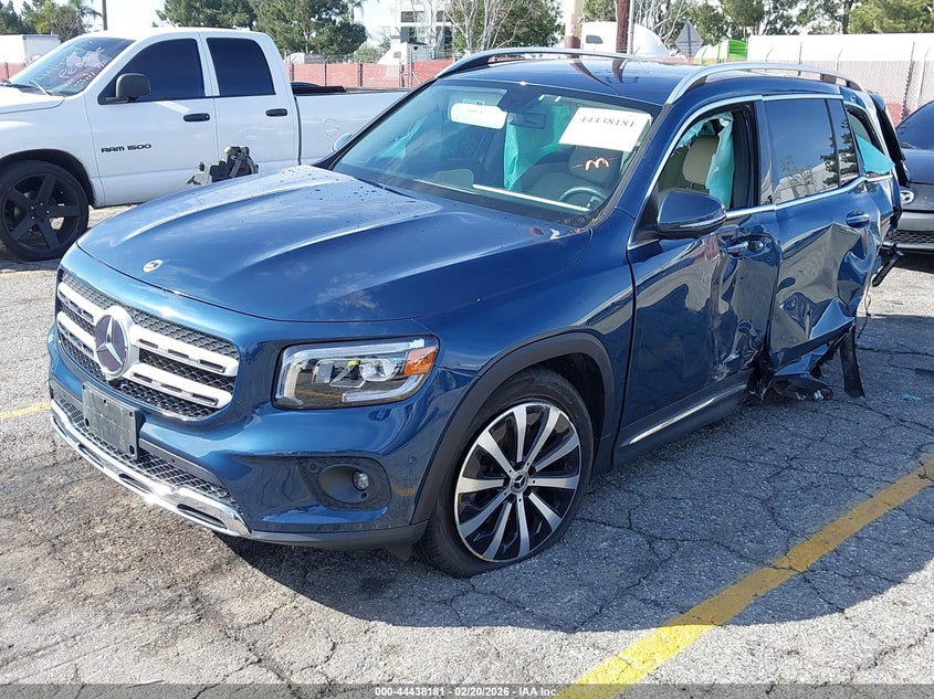 2022 Mercedes-benz Glb VIN W1N4M4GB7NW199159 IAAI salvage auction — LEFT REAR, Salvage Title, sold $7,600 on 2026-07-14 (photo 2)