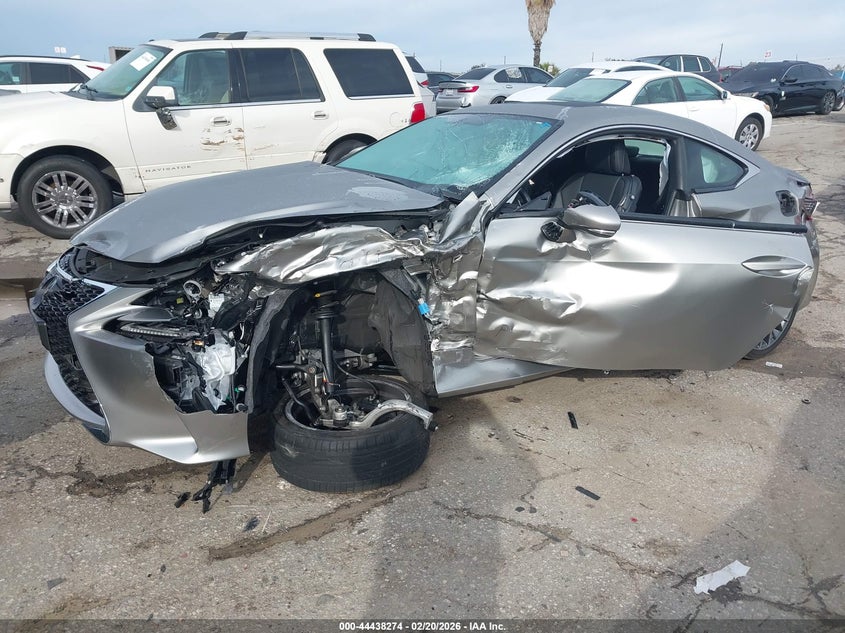 2017 Lexus RC 350 VIN JTHHE5BC9H5017157 IAAI salvage auction — Unknown, Salvage (California), sold $4,200 on 2026-04-29 (photo 2)