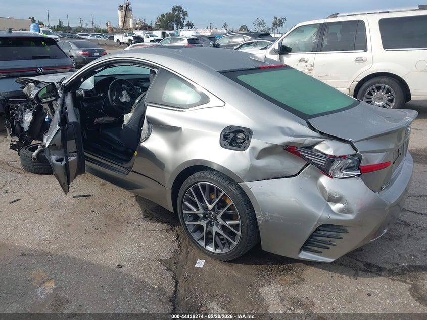 2017 Lexus Rc 350 VIN JTHHE5BC9H5017157 IAAI salvage auction — Unknown, Salvage (California), sold $4,200 on 2026-04-29 (photo 3)