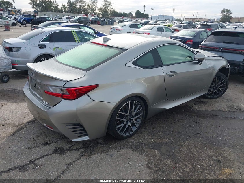 2017 Lexus Rc 350 VIN JTHHE5BC9H5017157 IAAI salvage auction — Unknown, Salvage (California), sold $4,200 on 2026-04-29 (photo 4)