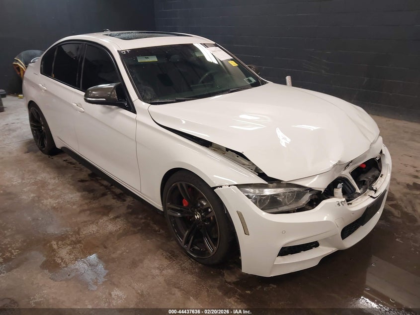 2016 BMW 3er VIN WBA8B7G53GNT14047 IAAI salvage auction — FRONT END, Salvage Title, sold $6,600 on 2026-07-21 (photo 1)