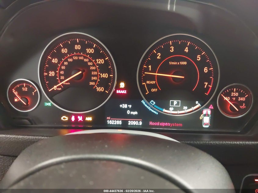 2016 BMW 3er VIN WBA8B7G53GNT14047 IAAI salvage auction — FRONT END, Salvage Title, sold $6,600 on 2026-07-21 (photo 7)
