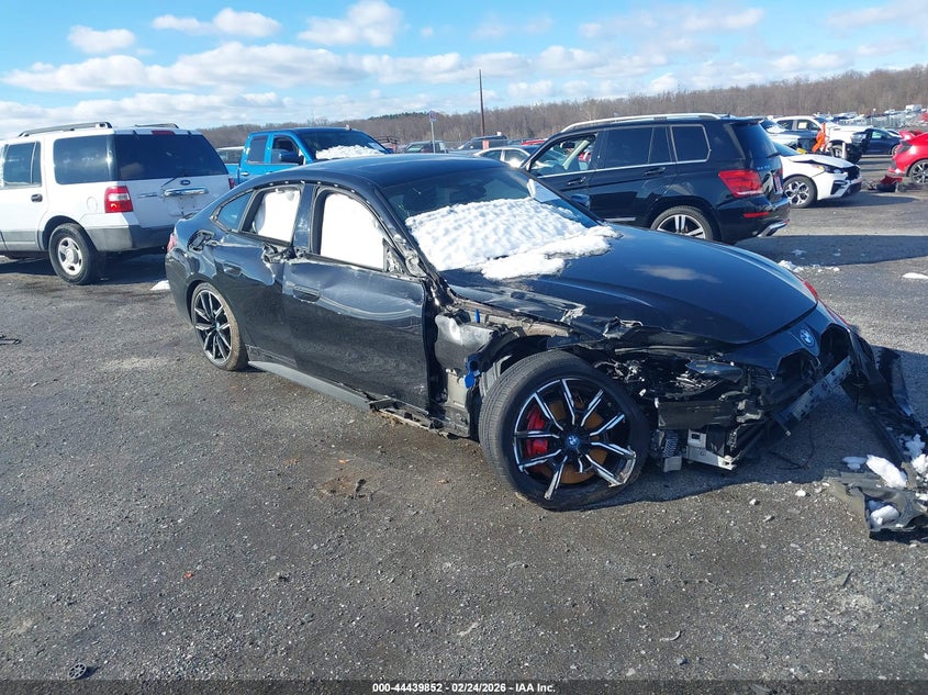 2023 BMW I4 VIN WBY33AW05PFP26315 IAAI salvage auction — RIGHT SIDE, Salvage (New Jersey), sold $9,550 on 2026-07-06 (photo 1)