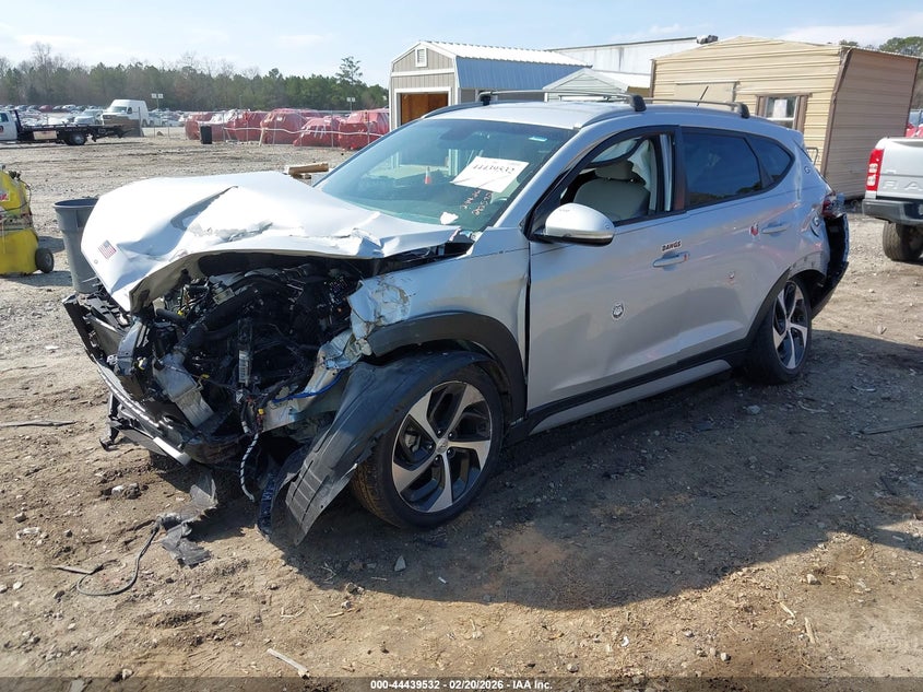 2017 Hyundai Tucson VIN KM8J33A26HU585972 IAAI salvage auction — FRONT & REAR, Salvage (Georgia), sold $1,150 on 2026-07-17 (photo 2)