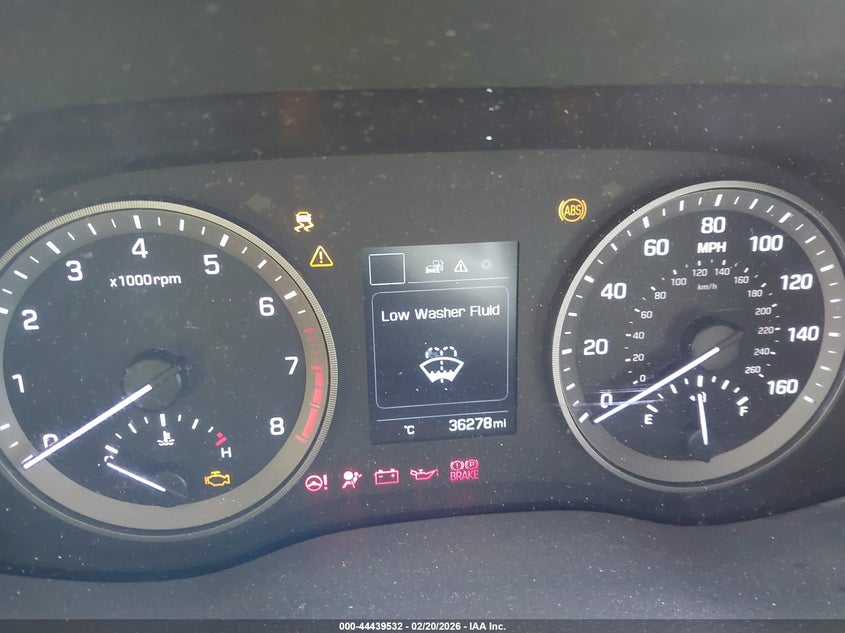 2017 Hyundai Tucson VIN KM8J33A26HU585972 IAAI salvage auction — FRONT & REAR, Salvage (Georgia), sold $1,150 on 2026-07-17 (photo 7)