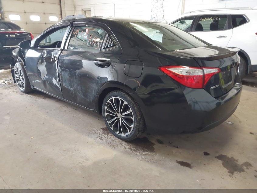 2014 Toyota Corolla VIN 5YFBURHE8EP059215 IAAI salvage auction — LEFT SIDE, Prior Salvage (Minnesota), sold $2,800 on 2026-07-08 (photo 3)