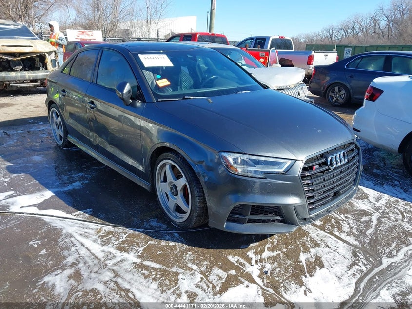 2017 Audi S3 VIN WAUF1GFF0H1070628 IAAI salvage auction — LEFT SIDE, Salvage Title, sold $3,550 on 2026-07-22 (photo 1)