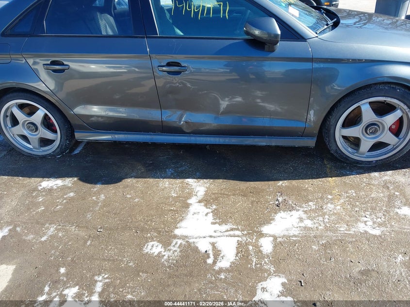 2017 Audi S3 VIN WAUF1GFF0H1070628 IAAI salvage auction — LEFT SIDE, Salvage Title, sold $3,550 on 2026-07-22 (photo 6)