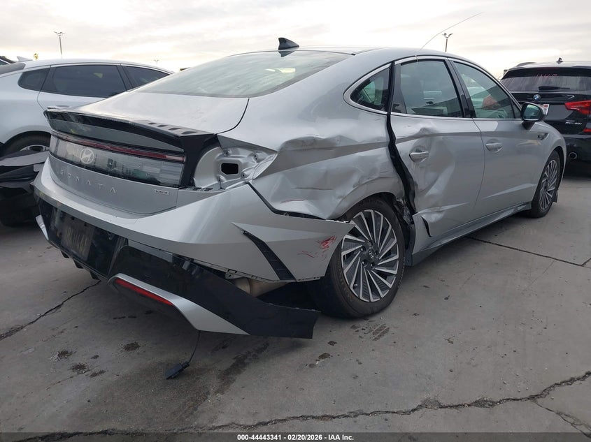 2025 Hyundai Sonata VIN KMHL34JJ3SA103487 IAAI salvage auction — RIGHT REAR, Salvage Title, sold $4,150 on 2026-09-09 (photo 4)