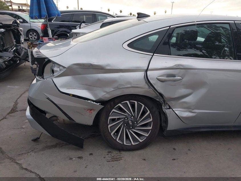 2025 Hyundai Sonata VIN KMHL34JJ3SA103487 IAAI salvage auction — RIGHT REAR, Salvage Title, sold $4,150 on 2026-09-09 (photo 6)