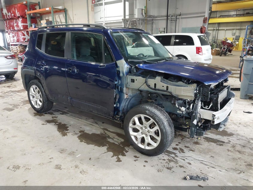 2016 Jeep Renegade VIN ZACCJBBT9GPC55327 IAAI salvage auction — FRONT END, Clear (Indiana), sold $975 on 2026-07-10 (photo 1)