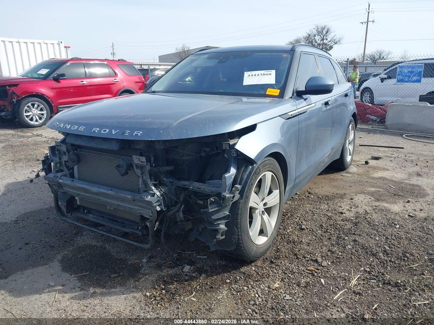 2018 Land rover Range rover velar VIN SALYB2RV4JA749900 IAAI salvage auction — FRONT END, Clear (Oklahoma), sold $7,300 on 2026-07-09 (photo 2)