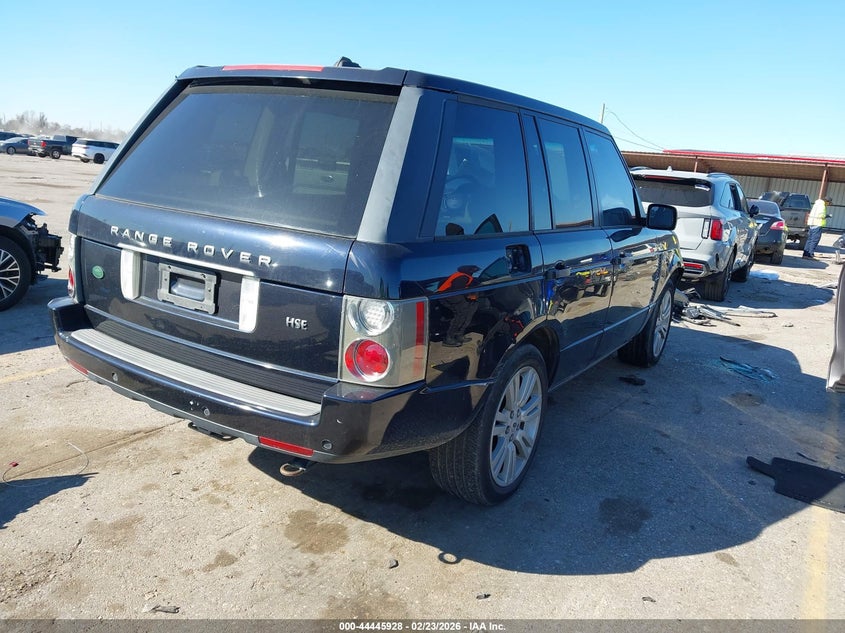 2008 Land rover RANGE ROVER VIN SALMF15438A272476 IAAI salvage auction — FRONT END, Salvage (Texas), sold $700 on 2026-07-08 (photo 4)