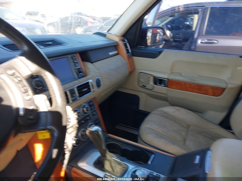 2008 Land rover RANGE ROVER VIN SALMF15438A272476 IAAI salvage auction — FRONT END, Salvage (Texas), sold $700 on 2026-07-08 (photo 5)