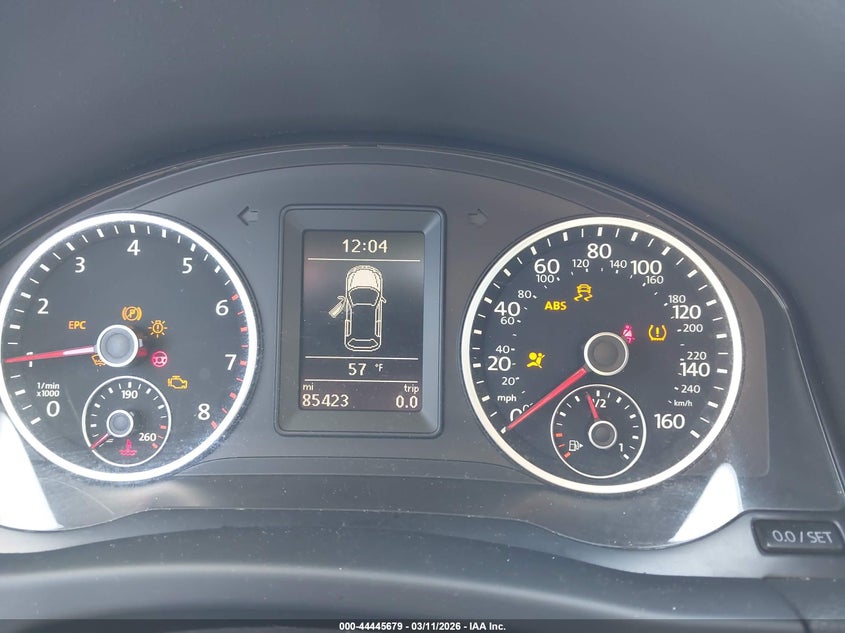 2014 Volkswagen Tiguan VIN WVGAV3AXXEW605162 IAAI salvage auction — LEFT FRONT, Salvage Title, sold $1,050 on 2026-07-10 (photo 7)