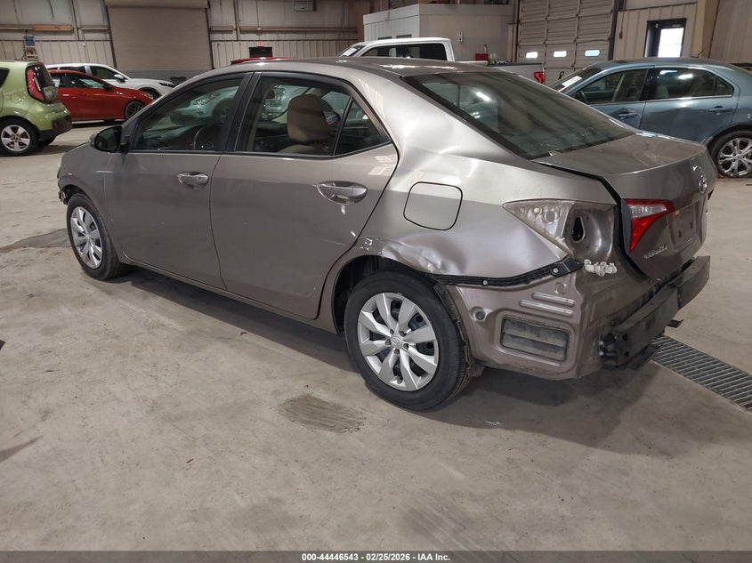 2014 Toyota Corolla VIN 5YFBURHE4EP130992 IAAI salvage auction — FRONT & REAR, Salvage Title, sold $2,500 on 2026-07-30 (photo 3)
