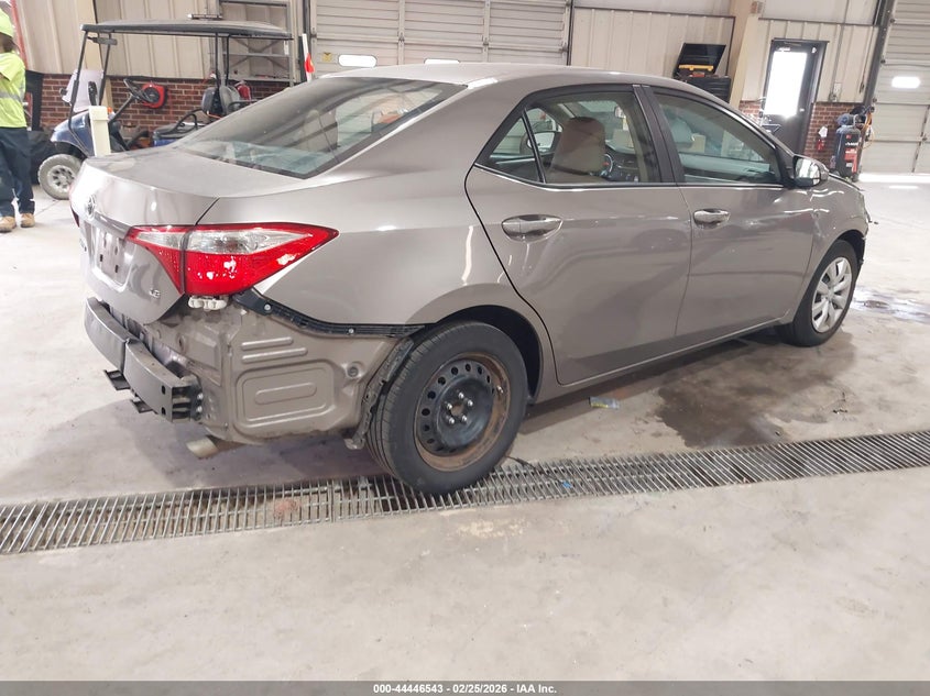 2014 Toyota Corolla VIN 5YFBURHE4EP130992 IAAI salvage auction — FRONT & REAR, Salvage Title, sold $2,500 on 2026-07-30 (photo 4)