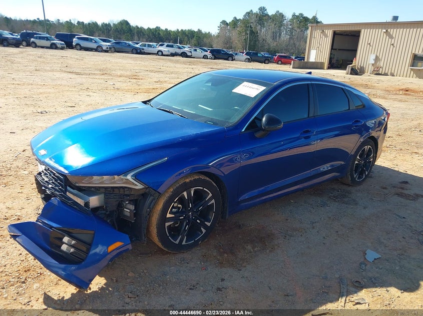 2021 Kia K5 VIN 5XXG64J20MG058280 IAAI salvage auction — FRONT END, Salvage Title, sold $2,700 on 2026-07-26 (photo 2)