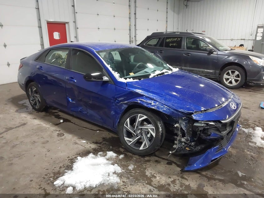 2025 Hyundai Elantra VIN KMHLM4DG3SU072818 IAAI salvage auction — RIGHT SIDE, Salvage (Minnesota), sold $4,800 on 2026-07-24 (photo 1)