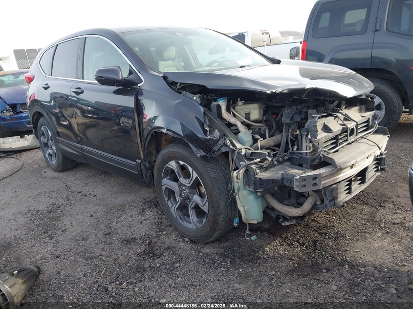 2017 Honda Cr-v VIN 7FARW1H57HE019190 IAAI salvage auction — FRONT END, Clear (Oklahoma), sold $5,175 on 2026-07-07 (photo 1)
