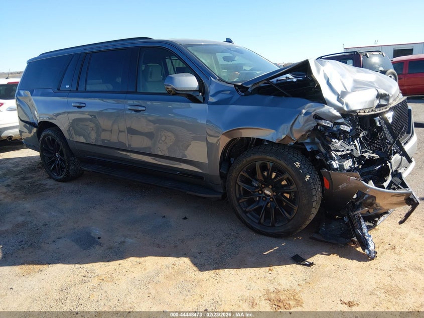 2022 Cadillac Escalade esv VIN 1GYS4RKLXNR123164 IAAI salvage auction — FRONT END, Clear (Oklahoma), sold $23,400 on 2026-07-14 (photo 1)