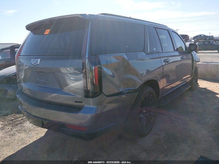 2022 Cadillac Escalade esv VIN 1GYS4RKLXNR123164 IAAI salvage auction — FRONT END, Clear (Oklahoma), sold $23,400 on 2026-07-14 (photo 4)