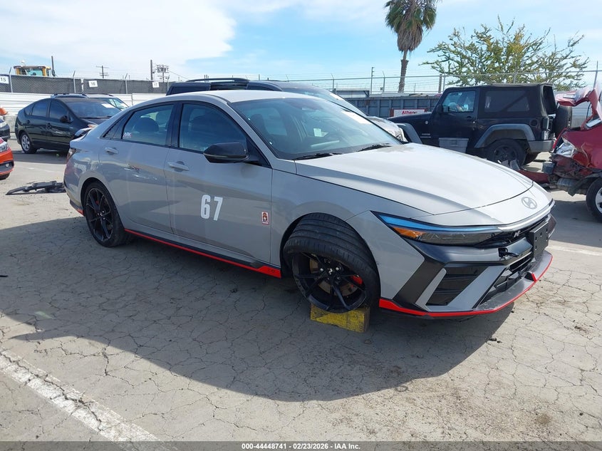 2025 Hyundai Elantra n VIN KMHLW4DK7SU027721 IAAI salvage auction — SUSPENSION, Salvage (California), sold $10,550 on 2026-07-08 (photo 1)