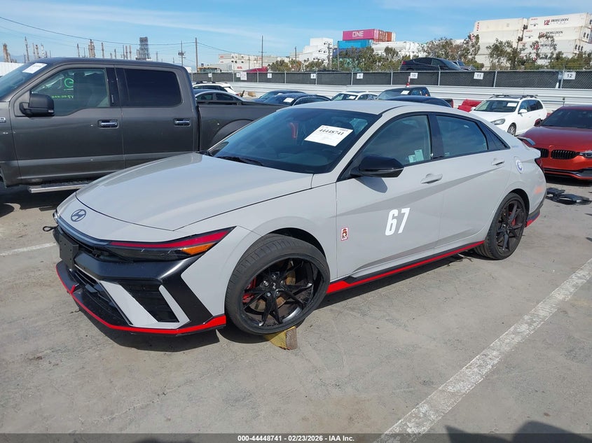 2025 Hyundai Elantra n VIN KMHLW4DK7SU027721 IAAI salvage auction — SUSPENSION, Salvage (California), sold $10,550 on 2026-07-08 (photo 2)
