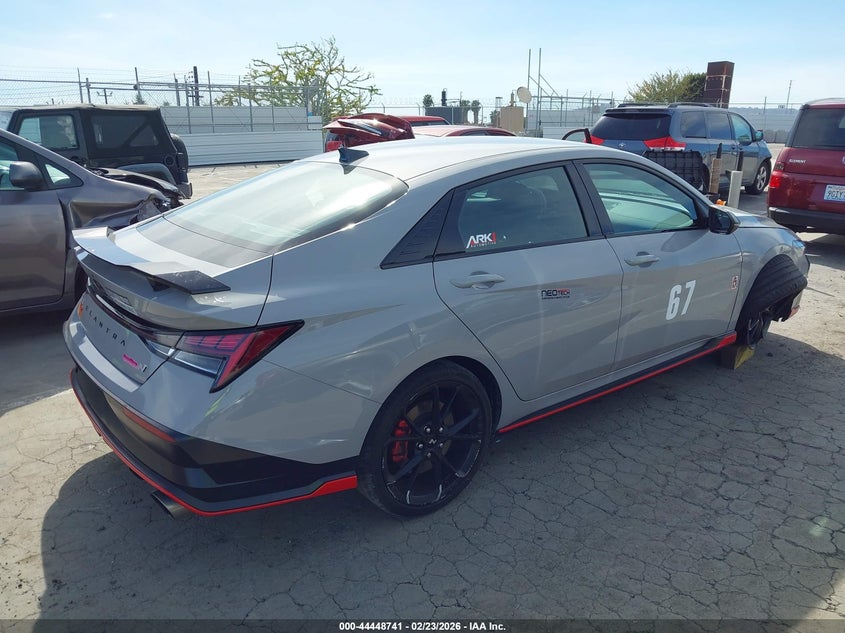 2025 Hyundai Elantra n VIN KMHLW4DK7SU027721 IAAI salvage auction — SUSPENSION, Salvage (California), sold $10,550 on 2026-07-08 (photo 4)