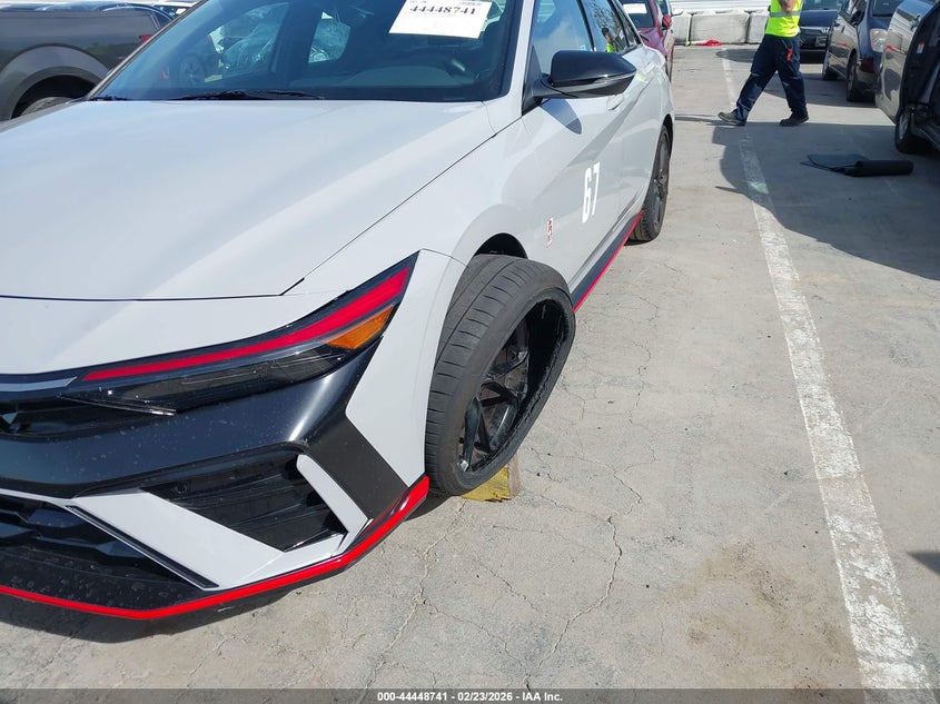 2025 Hyundai Elantra n VIN KMHLW4DK7SU027721 IAAI salvage auction — SUSPENSION, Salvage (California), sold $10,550 on 2026-07-08 (photo 6)