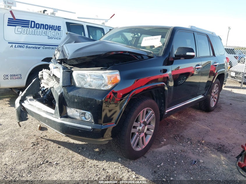 2013 Toyota 4runner VIN JTEBU5JR8D5132614 IAAI salvage auction — FRONT END, Clear (Oklahoma), sold $9,500 on 2026-07-31 (photo 2)