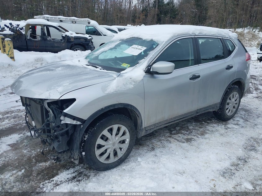 2016 Nissan Rogue VIN KNMAT2MV8GP619833 IAAI salvage auction — FRONT END, Salvage Title, sold $425 on 2026-07-23 (photo 2)